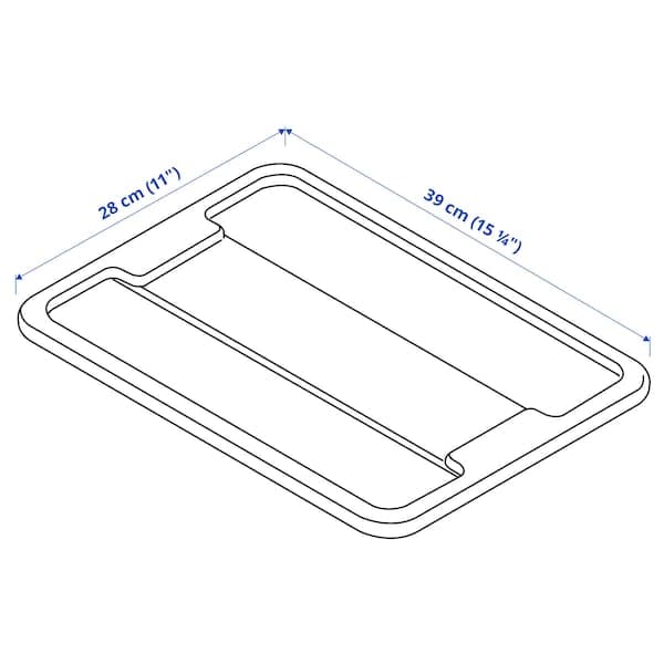 Ikea SAMLA - Lid for box 11/22 l, transparent