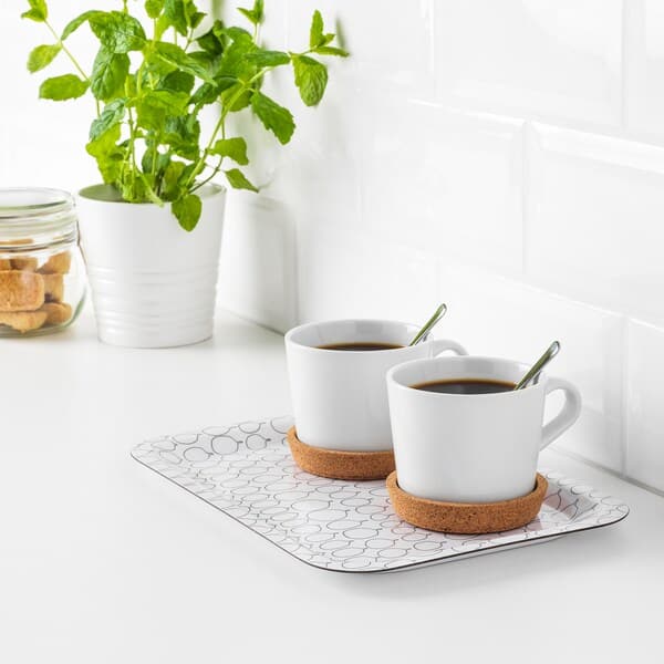 Ikea SAMMANHANG Tray - white 28x20 cm , 28x20 cm