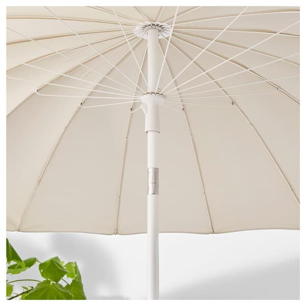 Ikea SAMSÖ - Parasol, tilting/beige, 200 cm