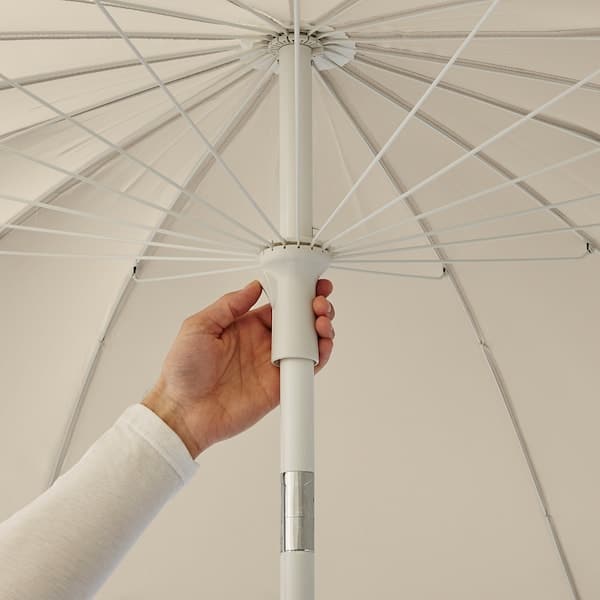 Ikea SAMSÖ - Parasol, tilting/beige, 200 cm