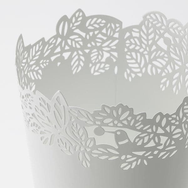Ikea SAMVERKA - Plant pot, white, 9 cm