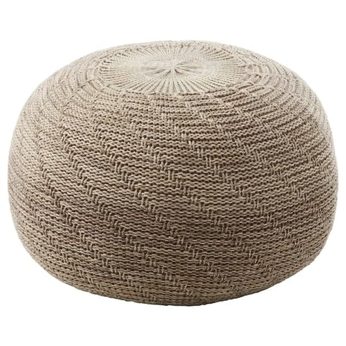 SANDARED pouffe, beige, 45 cm