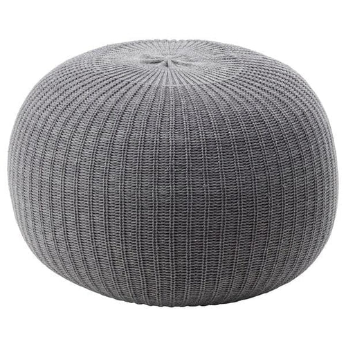 SANDARED pouffe, grey, 56 cm