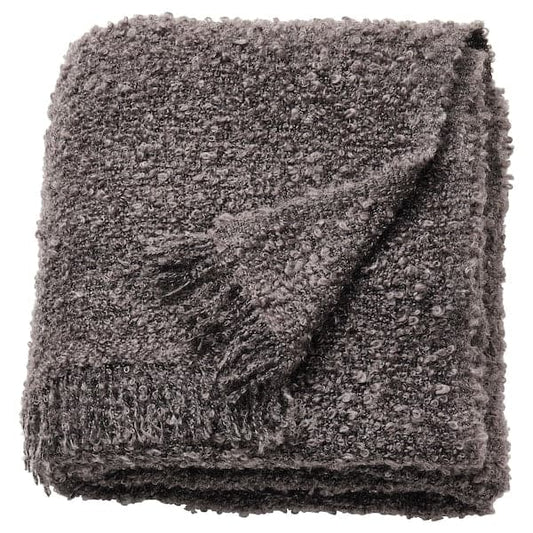 Ikea SANDBRODD - Throw, anthracite, 130x170 cm