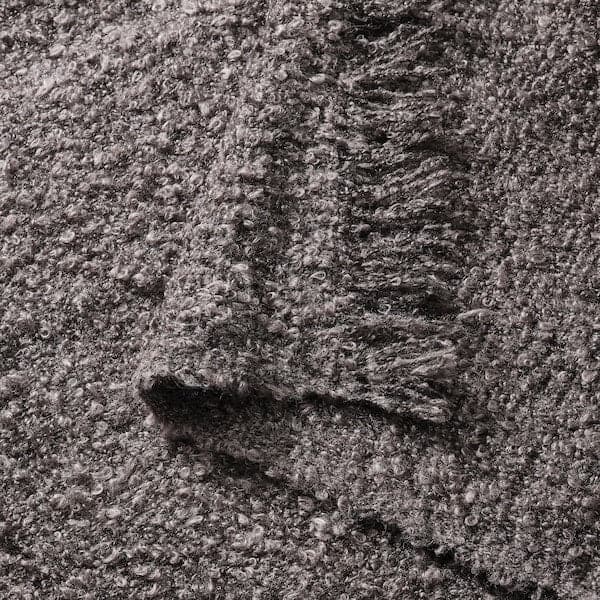 SANDBRODD - Throw, anthracite, 130x170 cm - best price from Maltashopper.com 00562038
