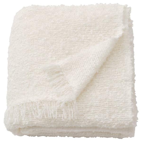 SANDBRODD - Throw, off-white, 130x170 cm - best price from Maltashopper.com 40562036