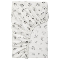SANDLUPIN Sheet with corners, floral motif, 180x200 cm - best price from Maltashopper.com 80470775