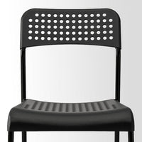 SANDSBERG / ADDE - Table and 4 chairs, black/black, 110x67 cm - best price from Maltashopper.com 59429194