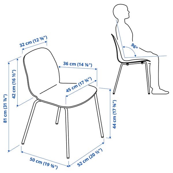 SANDSBERG / LIDÅS - Table and 4 chairs, black/black/black/black