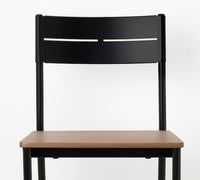 SANDSBERG - Bar stool, black/brown stained, 63 cm - best price from Maltashopper.com 90514651