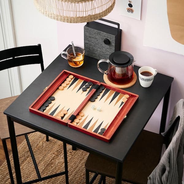 Ikea SANDSBERG - Bar table, black, 67x67 cm