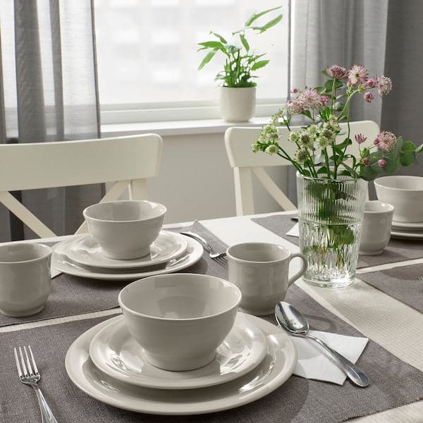 Ikea SANDSKÄDDA - Bowl, light grey-beige, 14 cm