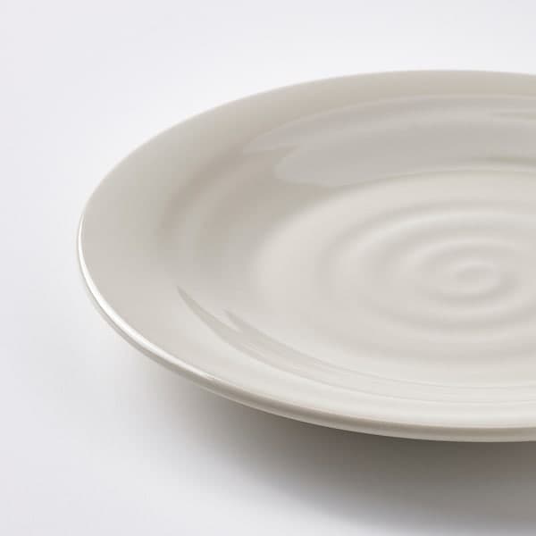 Ikea SANDSKÄDDA - Side plate, light grey-beige, 20 cm