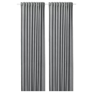 SANDSVINGEL - Tenda, 2 teli, grigio, 135x300 cm , 135x300 cm - best price from Maltashopper.com 50532261