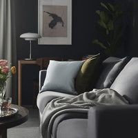 SANDTRAV Cushion - light blue/white 45x45 cm , 45x45 cm - best price from Maltashopper.com 60510715