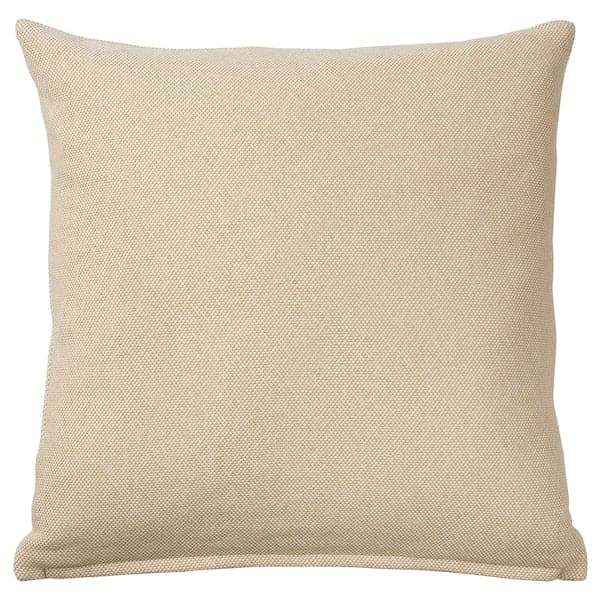 SANDTRAV - Cushion, yellow-beige/white, , 45x45 cm