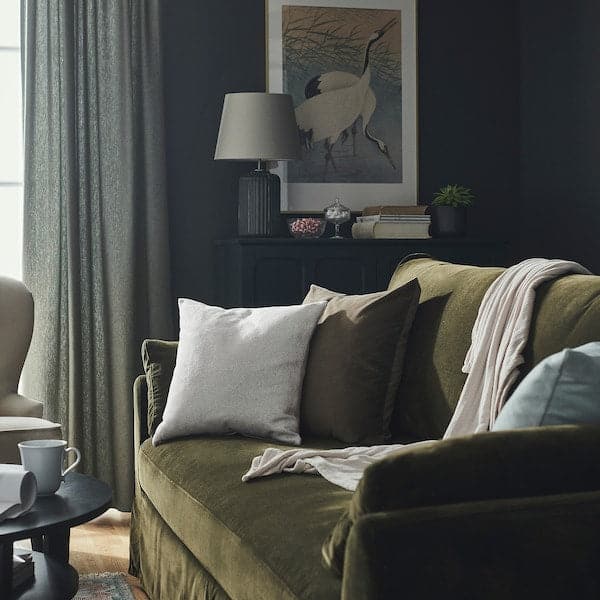 Ikea SANDTRAV Cushion - grey/white 45x45 cm , 45x45 cm