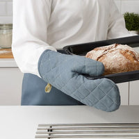 SANDVIVA - Oven glove, textile/blue - best price from Maltashopper.com 20471805