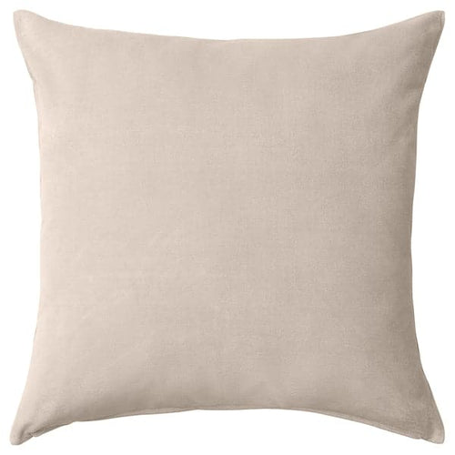 SANELA - Cushion cover, light beige, 65x65 cm