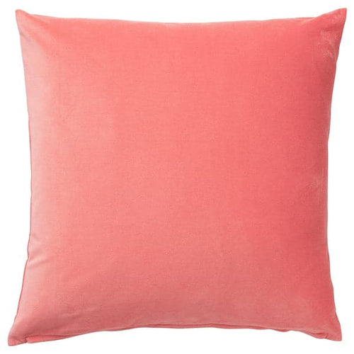 SANELA - Cushion cover, light brown-red, 65x65 cm