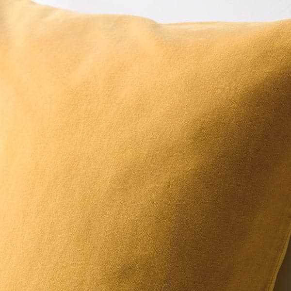 SANELA - Cushion cover, golden-brown, 50x50 cm - best price from Maltashopper.com 80370163