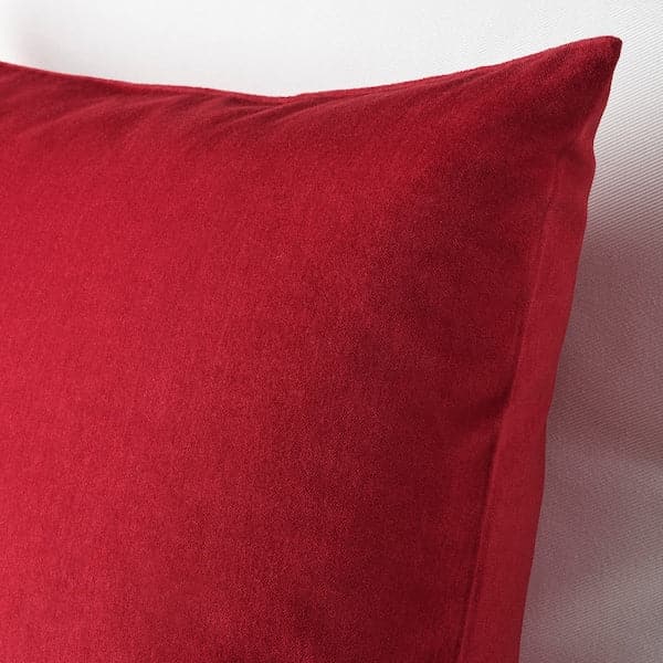 SANELA - Cushion cover, red, 50x50 cm - best price from Maltashopper.com 00447307