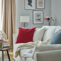 SANELA - Cushion cover, red, 50x50 cm - best price from Maltashopper.com 00447307