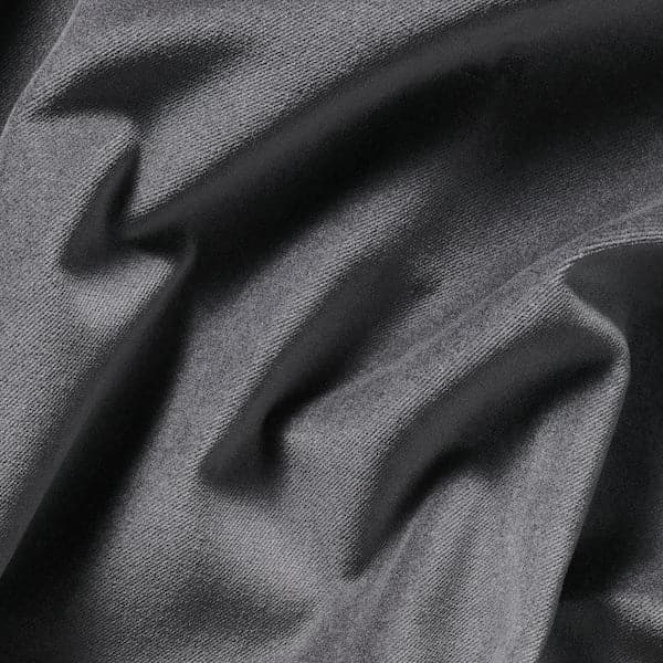 SANELA Semi-darkening curtains, 1 pair - dark gray 140x300 cm , 140x300 cm