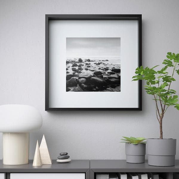 SANNAHED - Frame, black, 50x50 cm - best price from Maltashopper.com 40528165