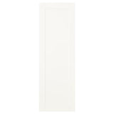 SANNIDAL door with hinges, white, 40x120 cm
