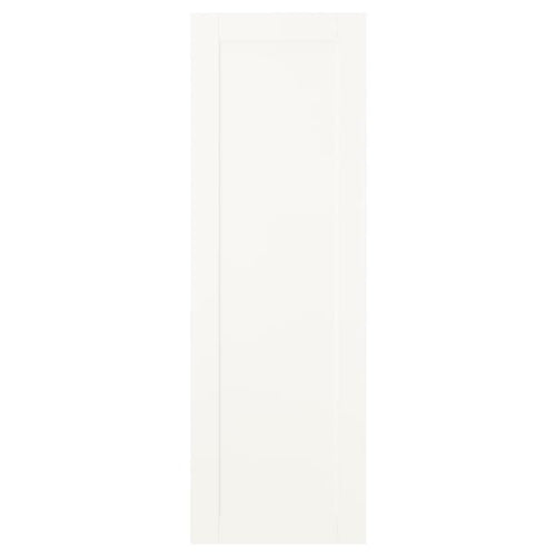 SANNIDAL - Door with hinges, white, 40x120 cm