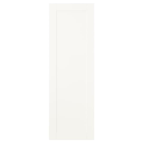 SANNIDAL - Door with hinges, white, 40x120 cm