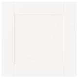 SANNIDAL door with hinges, white, 40x40 cm