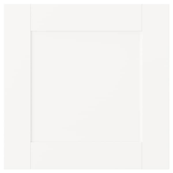 SANNIDAL - Door with hinges, white, 40x40 cm