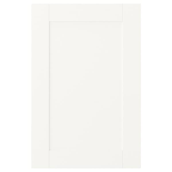 Ikea SANNIDAL - Door with hinges, white, 40x60 cm