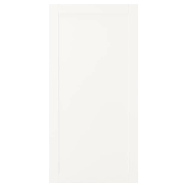 SANNIDAL - Door with hinges, white, 60x120 cm - best price from Maltashopper.com 99243028