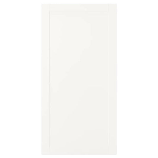 Ikea SANNIDAL - Door with hinges, white, 60x120 cm
