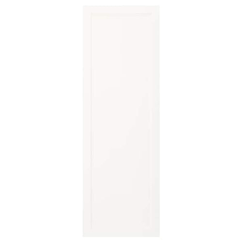 SANNIDAL - Door with hinges, white, 60x180 cm