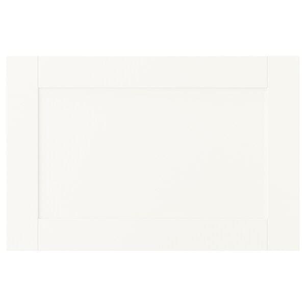 Ikea SANNIDAL - Door with hinges, white, 60x40 cm