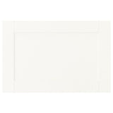SANNIDAL door with hinges, white, 60x40 cm