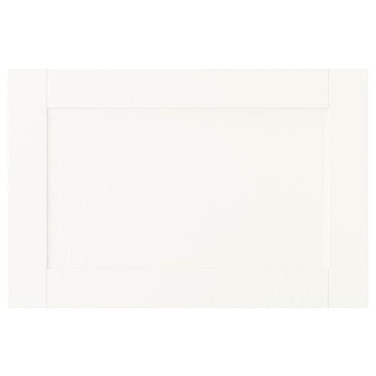 Ikea SANNIDAL - Door with hinges, white, 60x40 cm