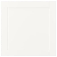SANNIDAL door with hinges, white, 60x60 cm