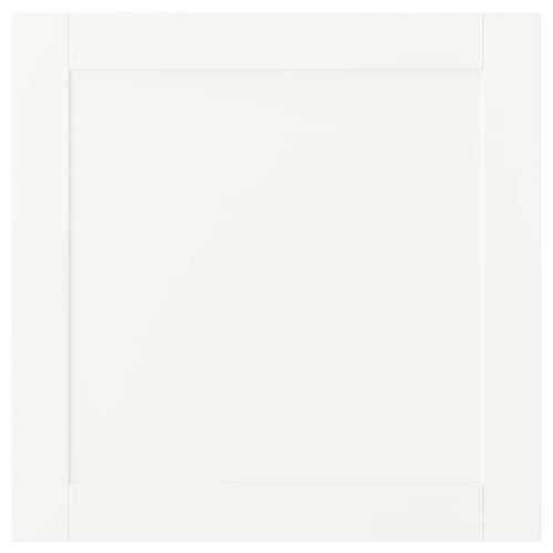 SANNIDAL - SANNIDAL Door with hinges, white, 60x60 cm