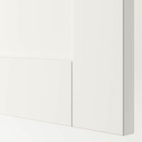 SANNIDAL - Door with hinges, white, 60x120 cm - best price from Maltashopper.com 99243028