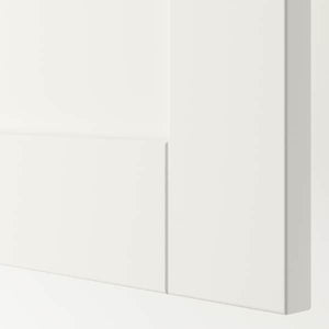 Ikea SANNIDAL - Door with hinges, white, 40x180 cm