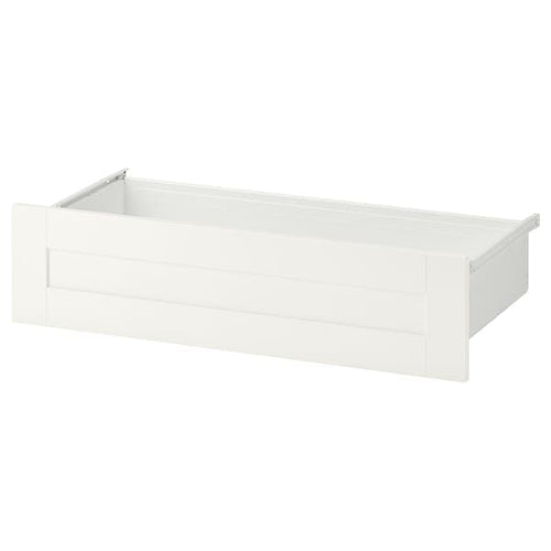 SANNIDAL - Drawer, white/white, 80x42x20 cm