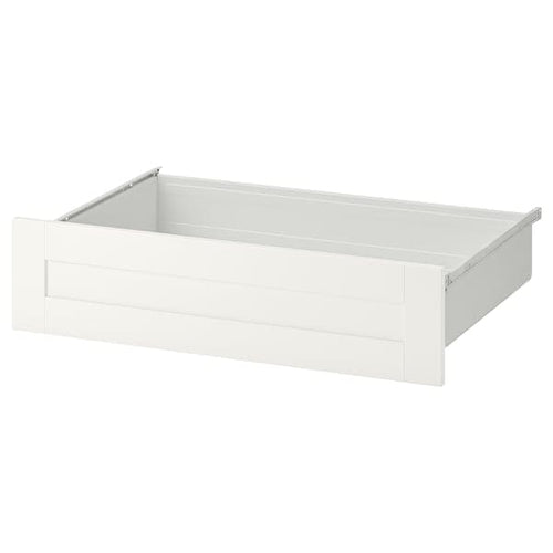 SANNIDAL - Drawer, white/white, 80x57x20 cm