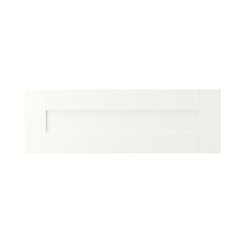SANNIDAL - Drawer front, white, 60x20 cm