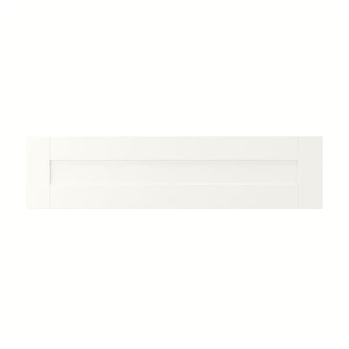 SANNIDAL - Drawer front, white, 80x20 cm