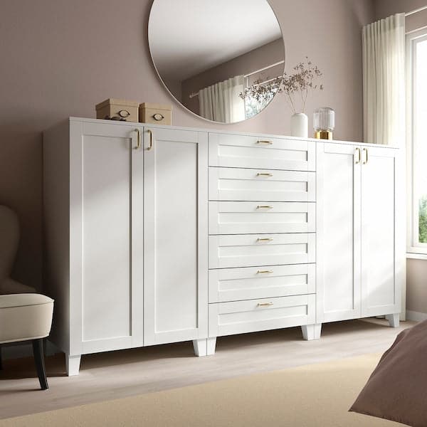 SANNIDAL - Drawer front, white, 80x20 cm - best price from Maltashopper.com 50526458